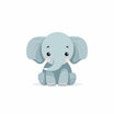4K Cute Elephant Clipart in Minimalist Art Style: Vector & SVG