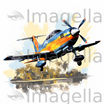 4K Jet Clipart in Oil Painting Style: Vector & SVG