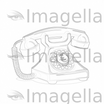 Telephone Clipart in Minimalist Art Style: 4K Vector & SVG