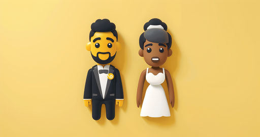 Wedding Emoji Art for Digital and Print Media