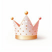 Birthday Crown Png Clipart in Minimalist Art Style: Vector & 4K