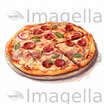 Pizza Clipart in Oil Painting Style: 4K & Vector