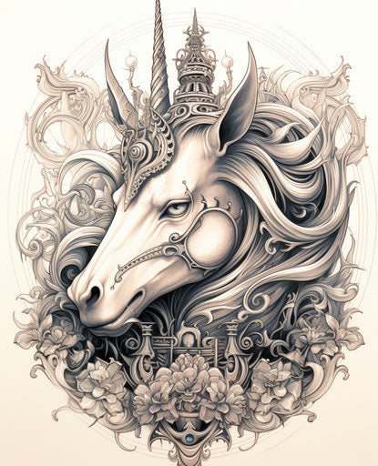 Create with Unicorn Coloring Pages - Art & Craft