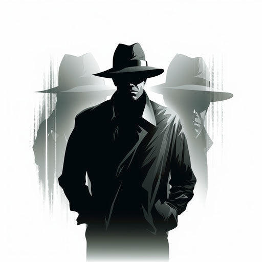 Security Clipart in Chiaroscuro Art Style: High-Def Vector & 4K Clipart