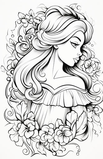 Brainy Fun with Princess Coloring Pages for Kids