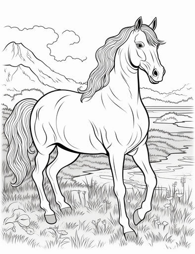 Discover Horse Coloring Pages - Creative Fun Awaits