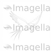 Flying Bird Clipart in Minimalist Art Style: 4K & SVG