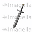4K Vector Sword Clipart in Minimalist Art Style