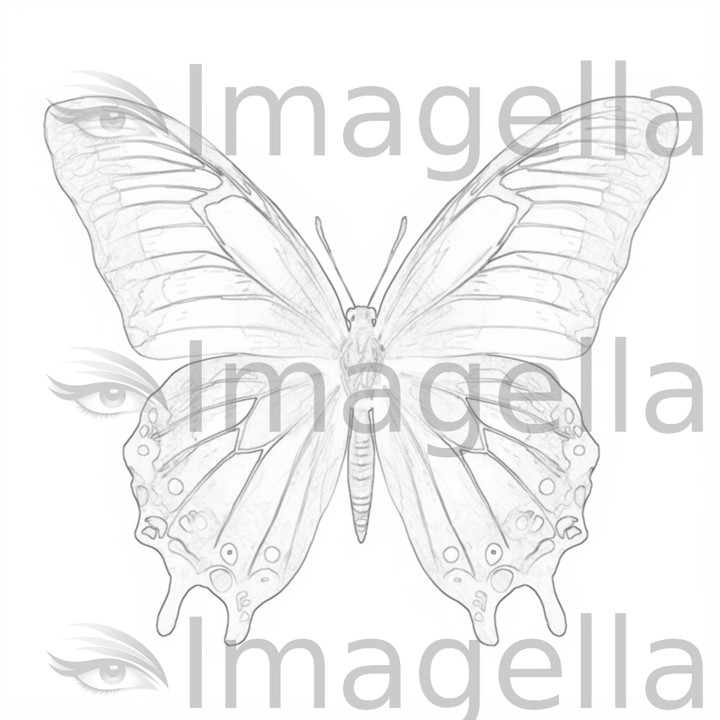 Butterfly Png Clipart in Oil Painting Style: Vector & 4K