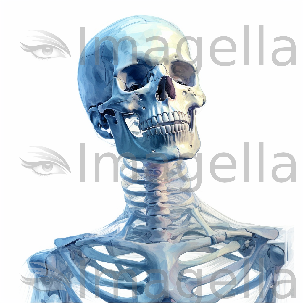 4K Vector X Ray Clipart in Oil Painting Style