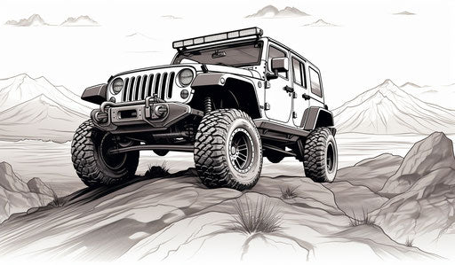 Kids' Creativity with Car Coloring Pages