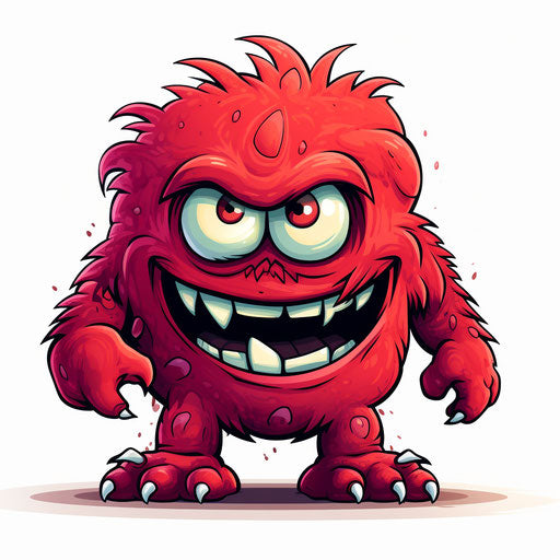 Monster Graphics in Chiaroscuro Art Style: 4K & Vector