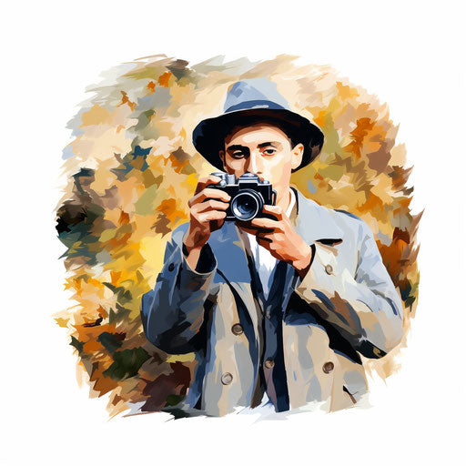 Picture Day Clipart in Impressionistic Art Style: 4K Vector Clipart