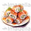 Sushi Clipart in Impressionistic Art Style: 4K & Vector