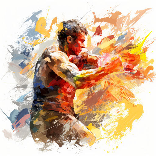 Punch Clipart in Impressionistic Art Style: 4K & Vector