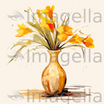 Vase Clipart in Oil Painting Style: 4K & Vector