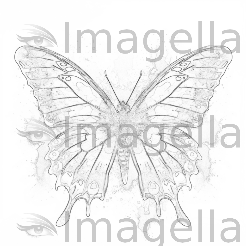 Butterfly Clipart in Oil Painting Style: 4K Vector & SVG