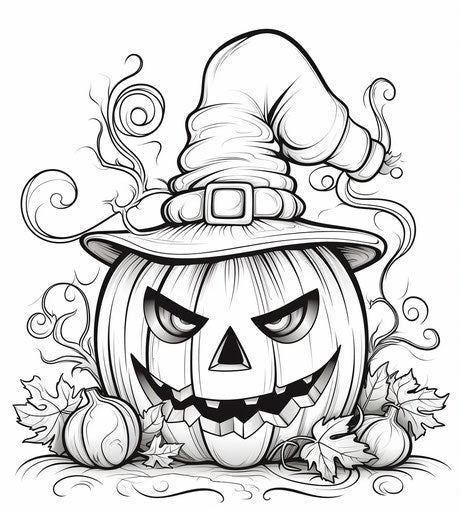 Child-Friendly Pumpkin Coloring Pages - Learn & Grow