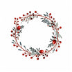 Wreath Clipart in Minimalist Art Style: 4K & SVG