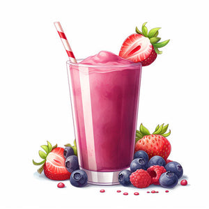 4K Smoothie Clipart in Chiaroscuro Art Style: Vector & SVG