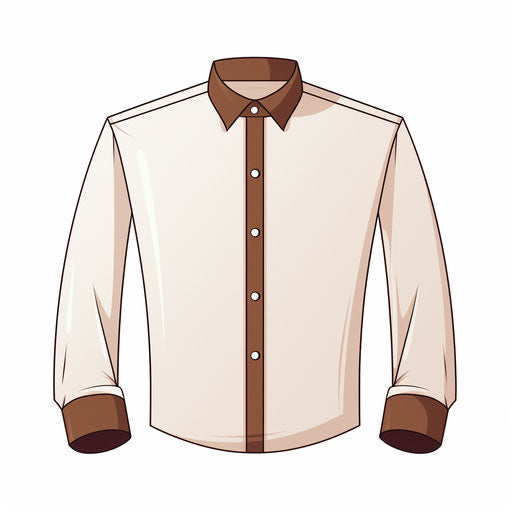 Shirt Clipart in Minimalist Art Style Graphics: High-Res 4K & Vector