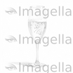 Champagne Glass Clipart in Impressionistic Art Style: 4K & SVG