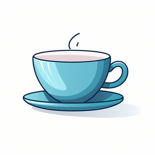 Cup Clipart in Minimalist Art Style: HD Vector & 4K