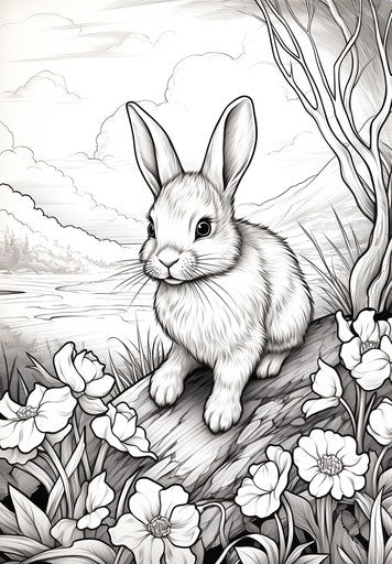 Discover Bunny Coloring Pages - Creative Fun Awaits