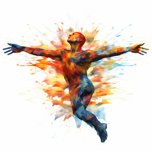 4K Vector Human Body Clipart in Impressionistic Art Style