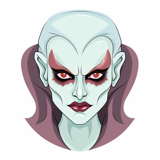 4K Vector Vampire Clipart in Pastel Colors Art Style