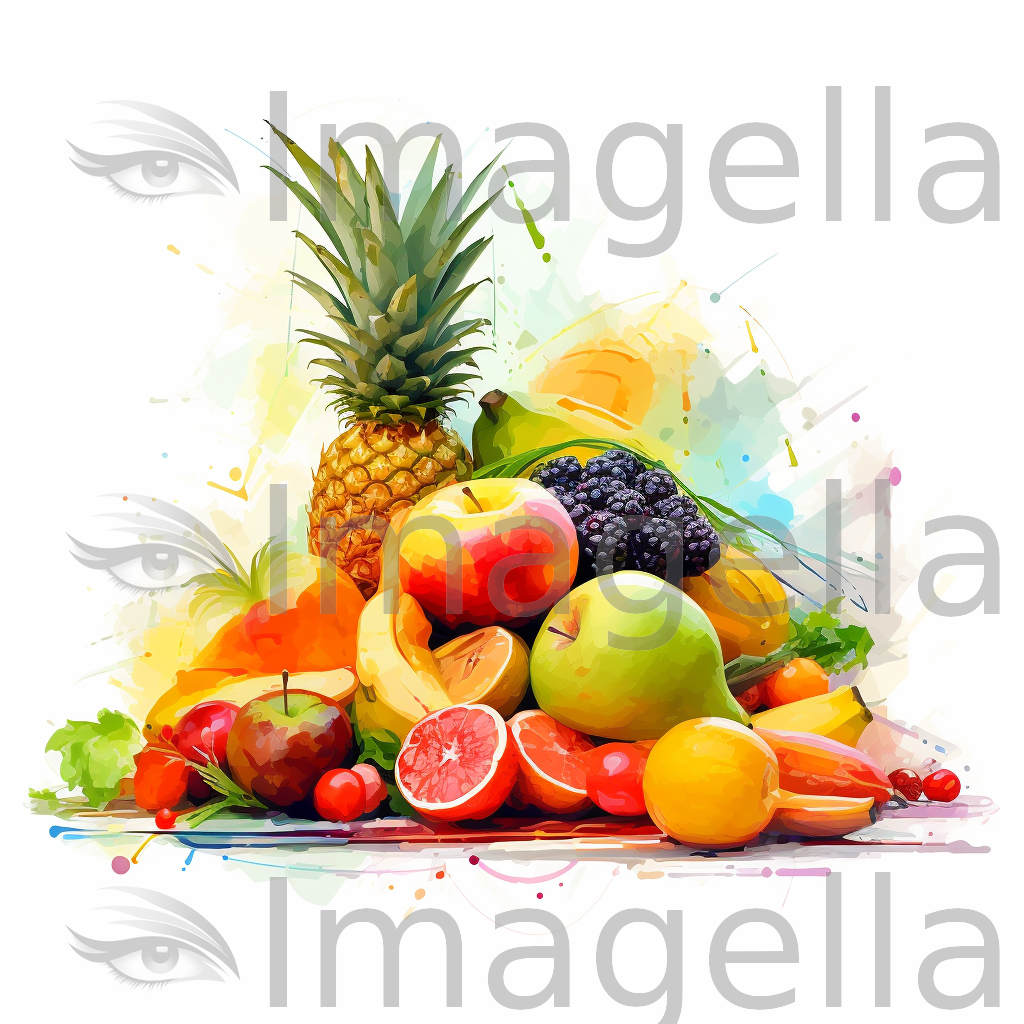Healthy Clipart in Impressionistic Art Style: Vector & 4K