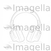 4K Headphones Clipart in Minimalist Art Style: Vector & SVG
