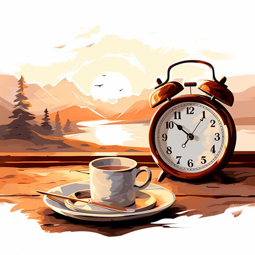 Morning Clipart in Chiaroscuro Art Style: 4K, Vector & SVG Clipart