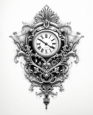 Clock Tattoo - Symbolize the Essence of Time