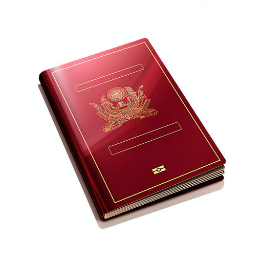 Passport Clipart in Chiaroscuro Art Style Art: High-Res 4K & Vector